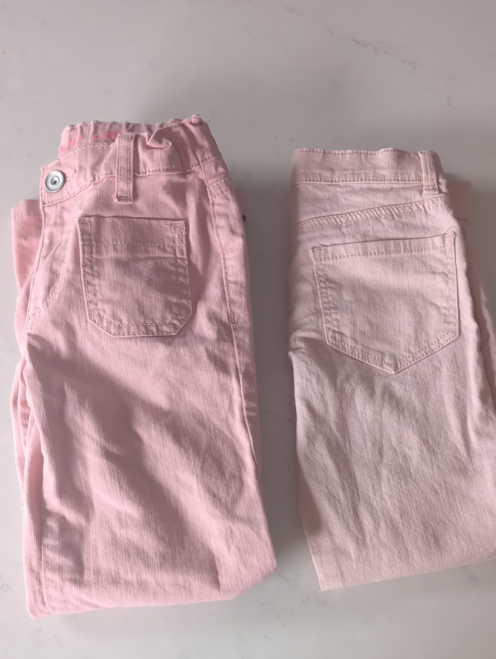 OshKosh B'gosh Light Pink Girls' Stretch Denim Pants